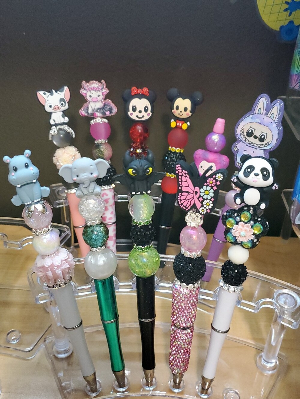 Character Beaded Pens - Picture 1 of 1